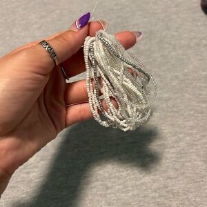 Set of Beaded Elastic Bracelets